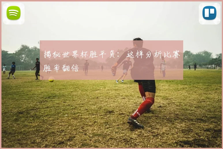 揭秘世界杯胜平负:这样分析比赛胜率翻倍